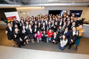 Microsoft GirlSpark 2016 學員大合照。